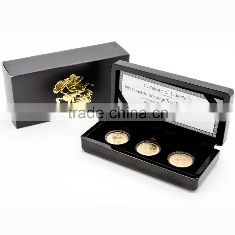 coin wooden box
