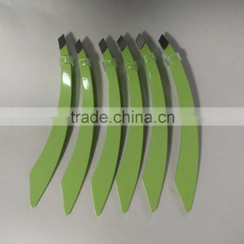 2016 New Arrival Slant tip Eyebrow Tweezer/Stainless Steel Tweezers
