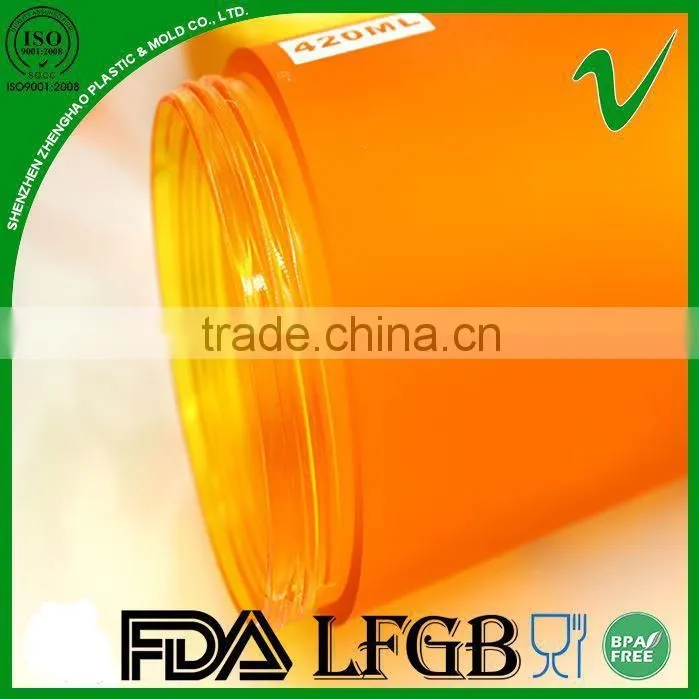 Tritan cylinder infuser water plastic PCTG drink bottle for wholesale