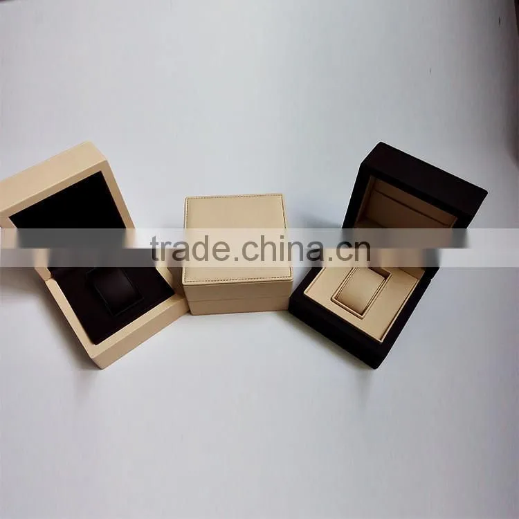 High Quality PU & wooden watch box / watch packaging boxes single watch case
