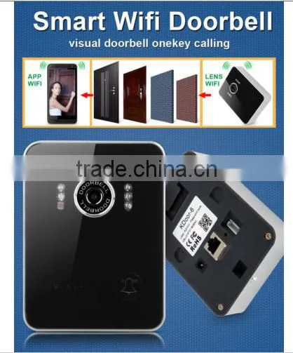 2016 newest wireless IP electronic P2P door bell
