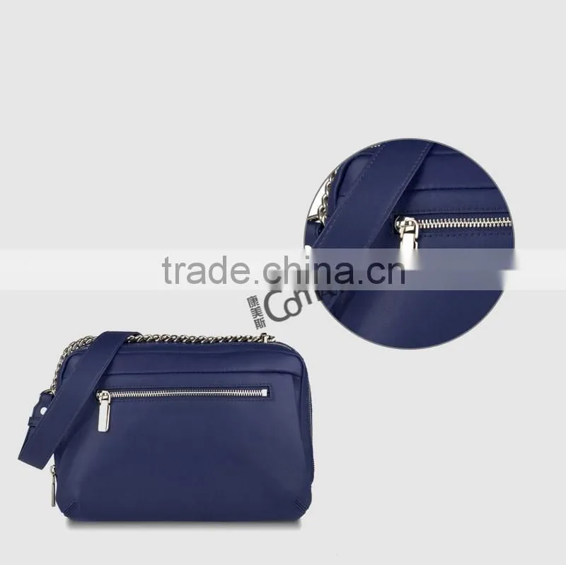 Rose gold metal locking zipper slider for handbag