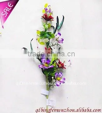 Artificial Spring Flowers for wall decoration use