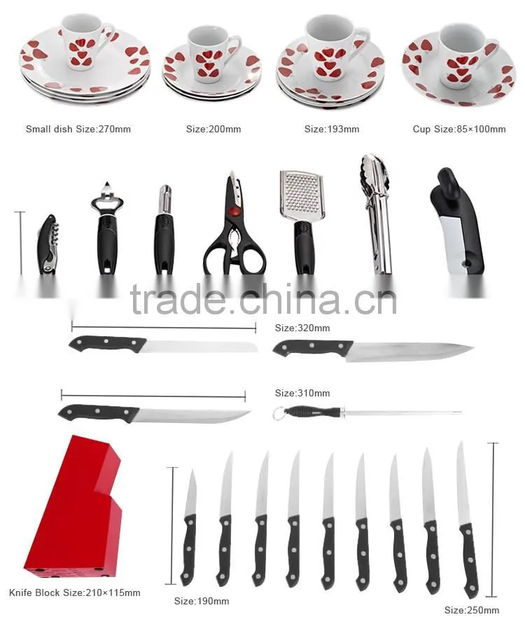 wholesale best choice thermometer stainless steel cookware set