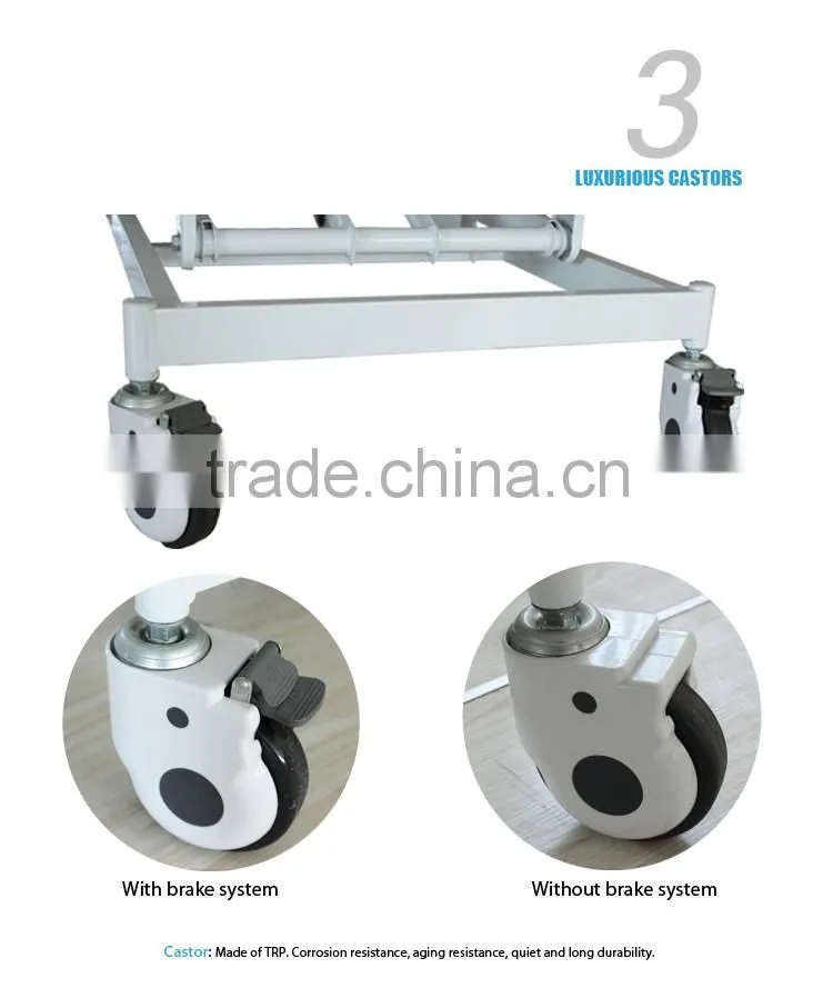 Hot sale commercial furniture iso&ce abs material hospital bed