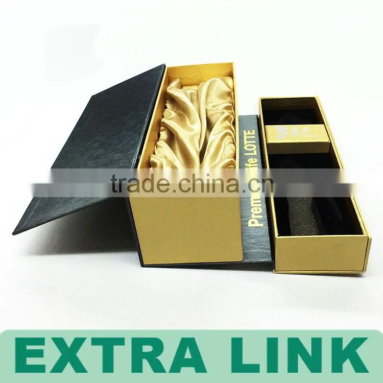 Custom Logo Black Single Bottle Wine Gift Box 375ml Bottle Luxury Wine Box