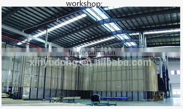 6000 series extrusion aluminum frameless double glass curtain wall