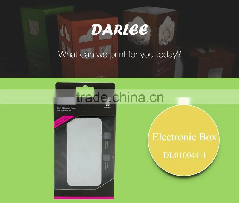 ShenZhen supplier creative design hanging 350gsm coated paper packaging for mobile phone case