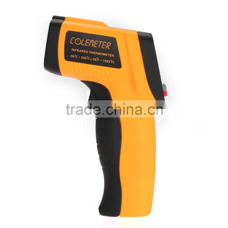 COLEMETER Non Contact Laser Infrared IR Digital LCD Thermometer Temperature Tester C F