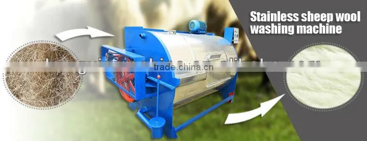 Industrial wool washing and dyeing machine