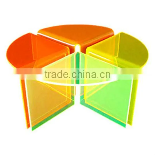 unique small acrylic coffee Table