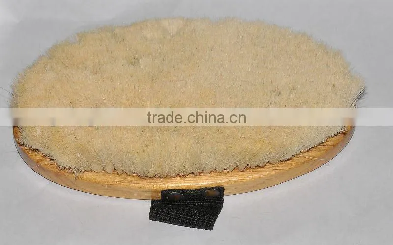 leather strap tuch soft horse face brush