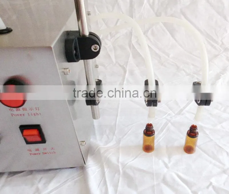 Electric High accuracy Small Dose 10ml double nozzle liquid Smoking Oil filling machine