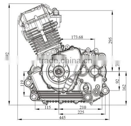 2016 NEW Genuine Zongshen motorcycle engine 400cc