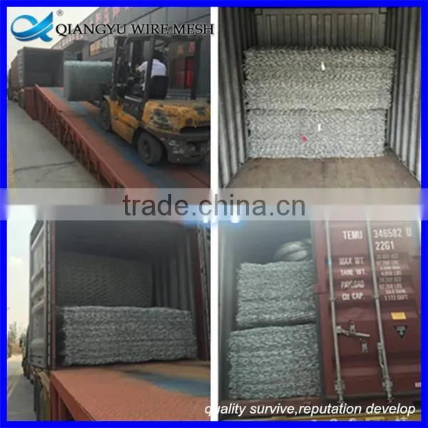 welded wire mesh gabion fence & pvc coated hexagonal wire netting gabion