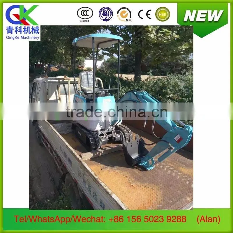 small 0.8ton hydraulic crawler excavator for orchard forest farm greenhouse