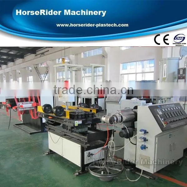 Zhangjiagang Horse Rider PE PP PVC wall corrugated pipe extrusion extruder production making machine line