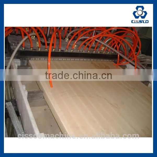 Wood plastic composite line wpc decking boards production machine
