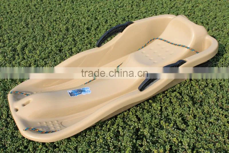CE Approved Kids Plastic Ski sled snowsledge Plastic Sand Dune Sled