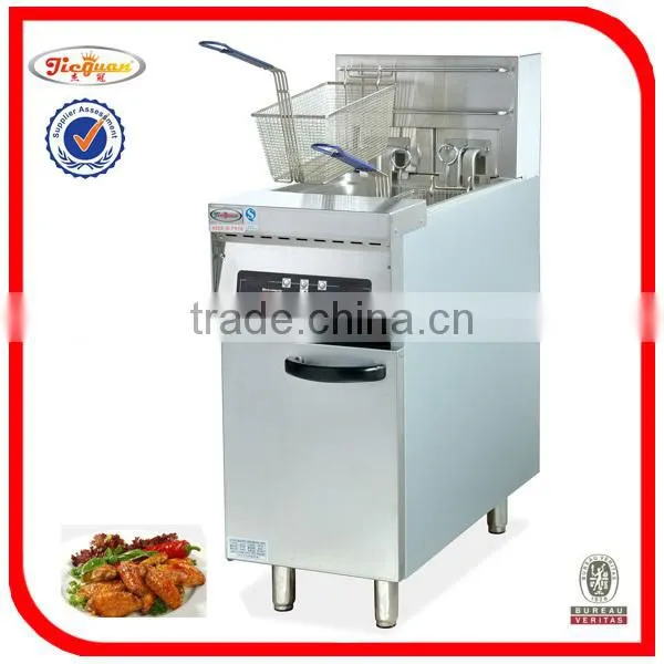 Guangzhou Jieguan Vertical 2-tank Computer Fryer 2-basket DF-34 0086-13632272289