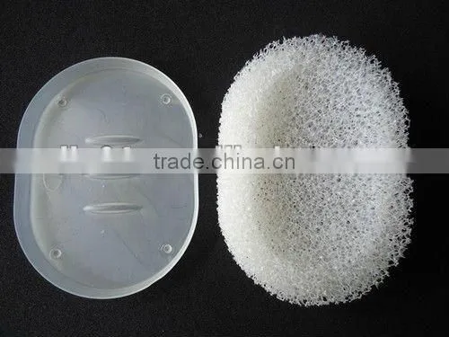 Soap no-slip recessed sponge soap holder