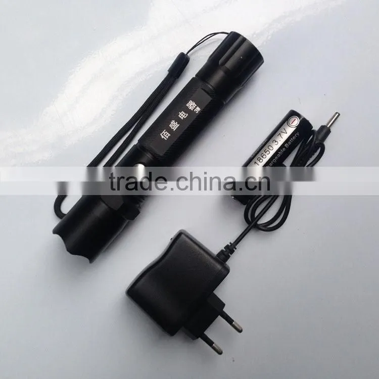 High quality 3W rechargeable LED flashlight tactical flashlight led torches