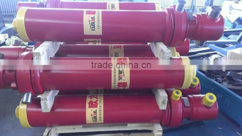 single acting dump truck tipping hydraulic jack