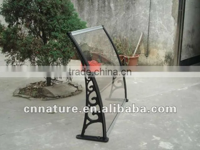 clear polycarbonate awning