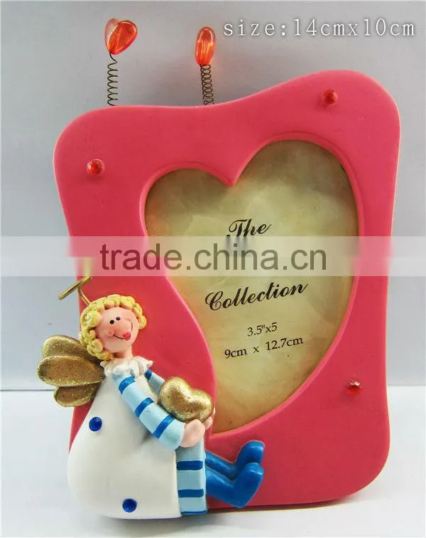 Heart shaped photo frames, resin frame