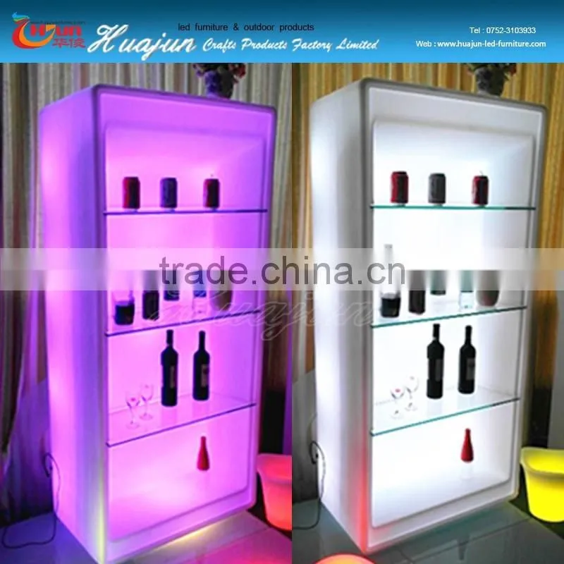 led wine cabinet/ water proof storage container/colorful storageLED ice bucket/color chaning outdoor planter