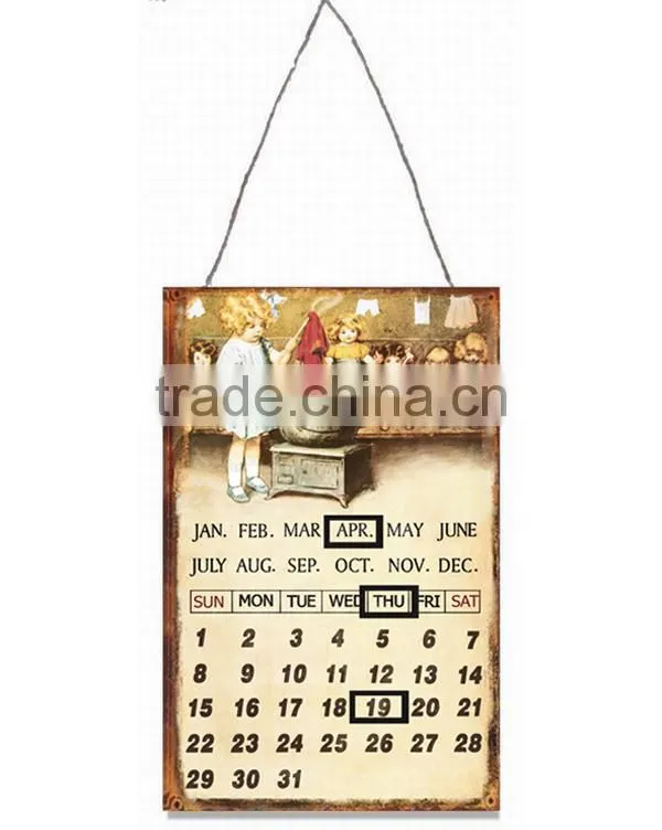 Metal Hanging Plaque with Chain Wall Plaque Cheap Home Decorative Plaques
