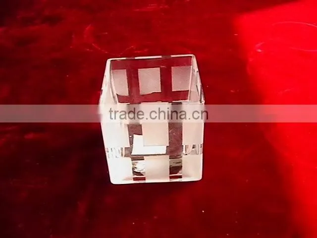 small square glass vases