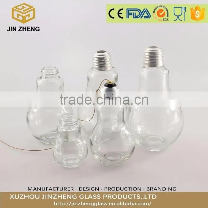 500ml transparent swing top glass beverage bottle