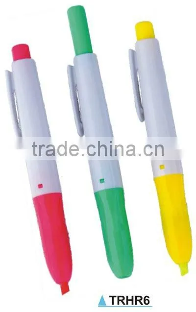 promotional Highlighter Pen with button