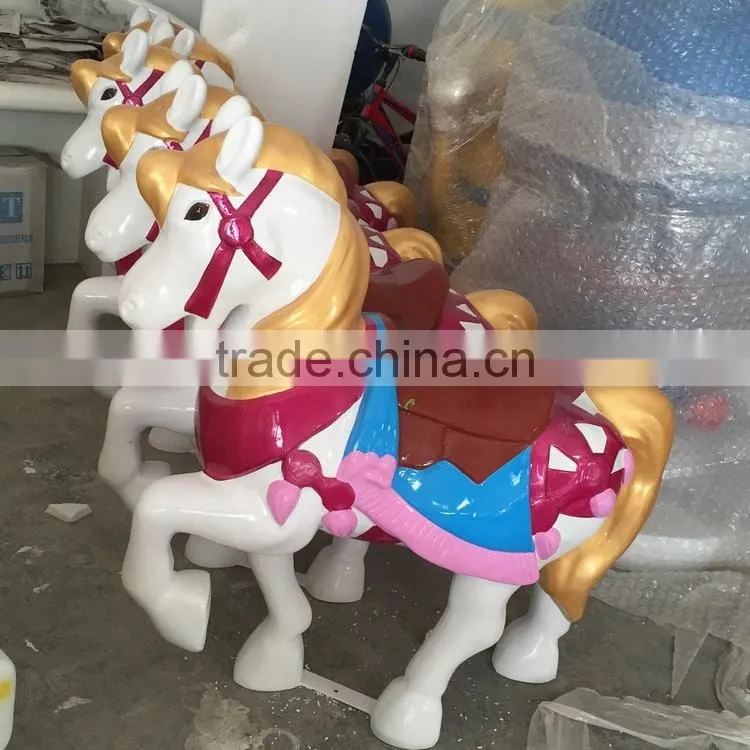 Outdoor horse figurine statue