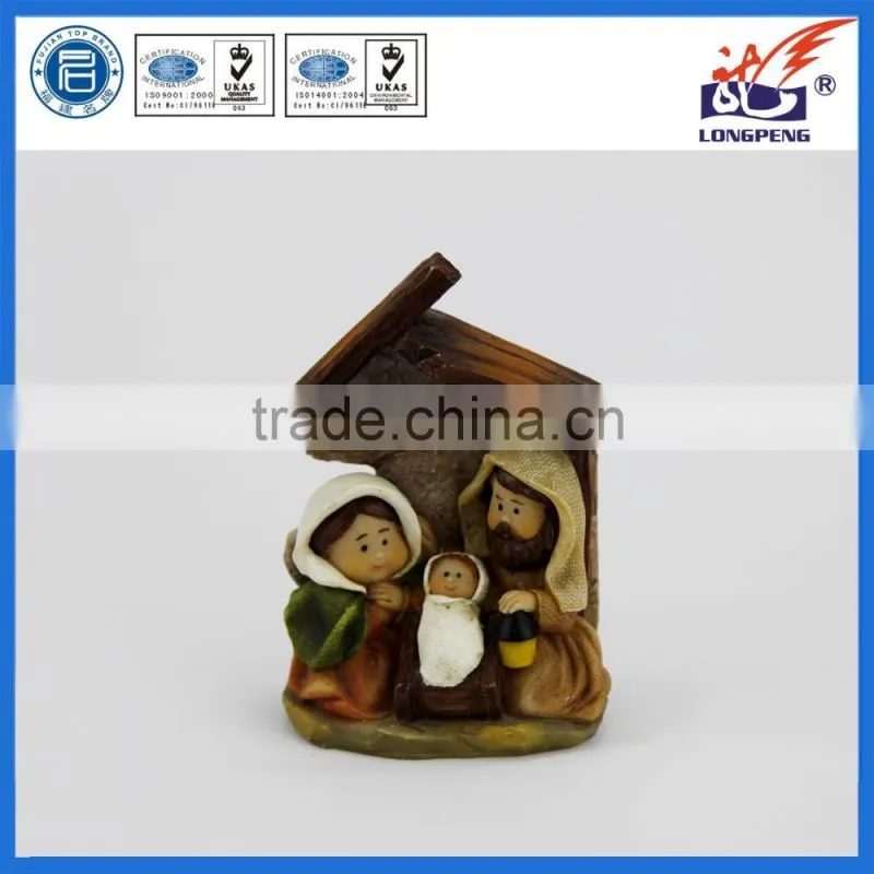 Resin Birth ofJesus Christ 3d Statues,Cartoon Jesus Family Statues