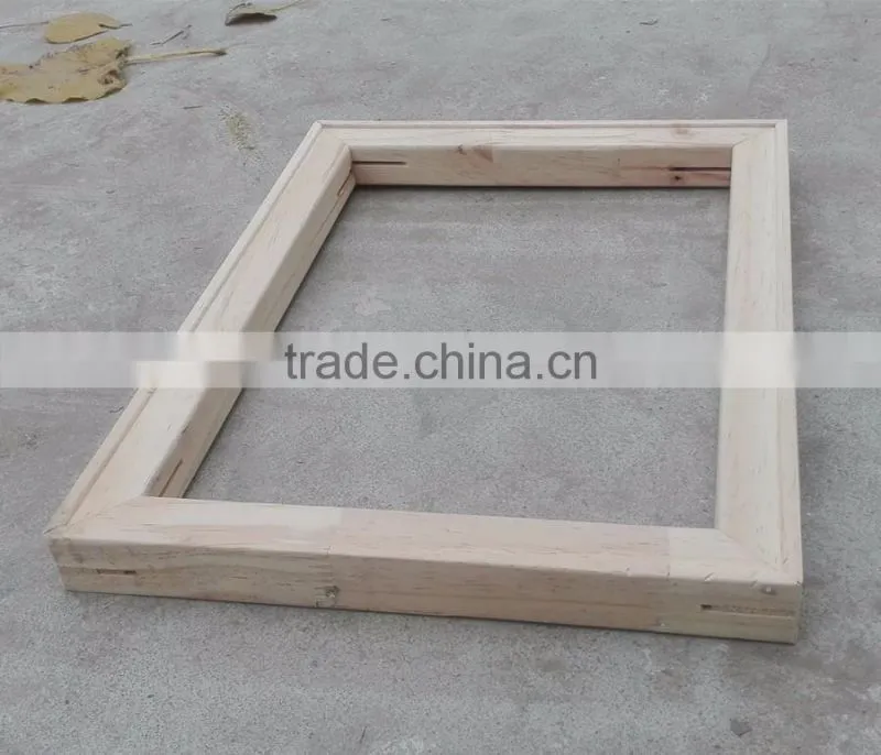 hot sale wood stretched canvas stretcher bars