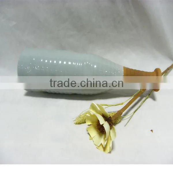 Handmade craft dolomite ceramic vase