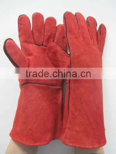 DDSAFETY Wholesale Yellow Cow Split Leather Welding Gloves