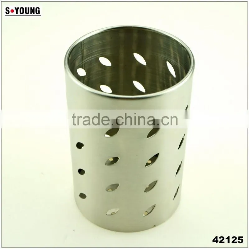 42125 Stainless steel Chopstick Tube/ Kitchen Utensil Holder / chopsticks holder