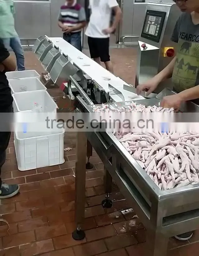 combination check weigher and metal detector for food industry
