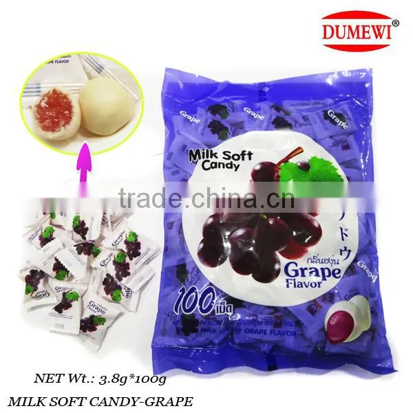 Grape Flavor Milk Soft Candy