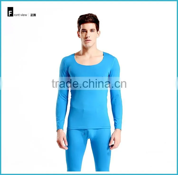 Invisible O Neck Seamless Winter Polypropylene Young Men Baselayer Underwear
