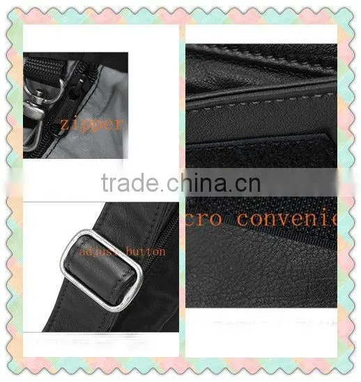 fashion leather aslant or messenger satchel bag
