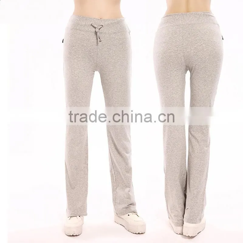 Girls Regular Fit Sports long pants Drawstring Waist Fitness Gym Pants