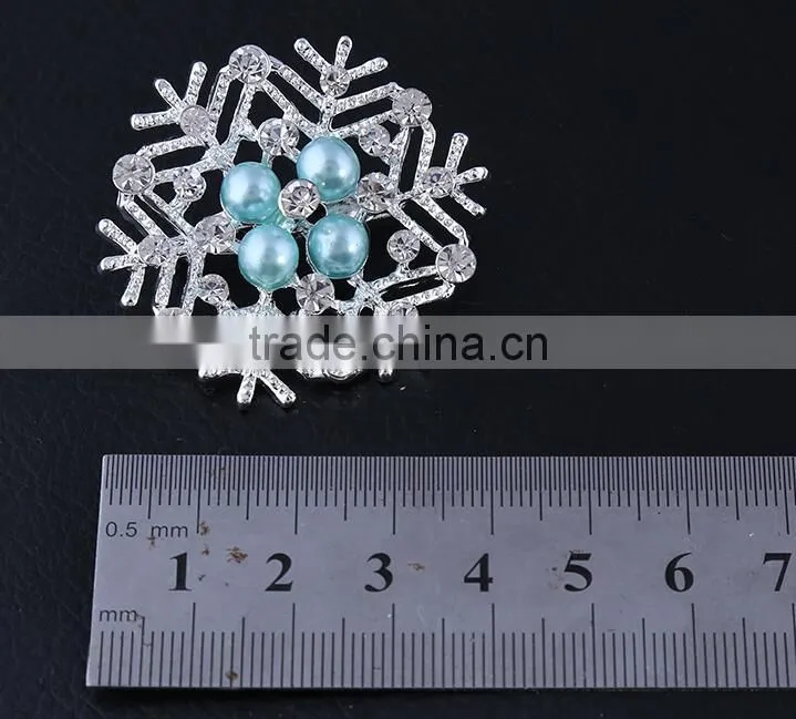 F20041N New design Christmas snow brooch pins fancy frooch pins