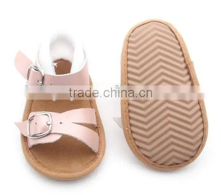 2017 Handmade lovely rubber soles shoes wholesale kids sandals china