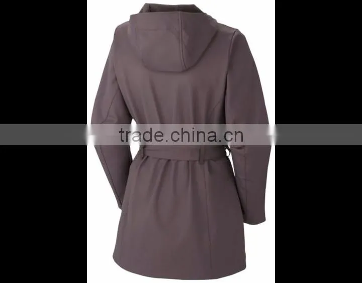 New arrival ladies soft shell fashionable design jacket winter coat