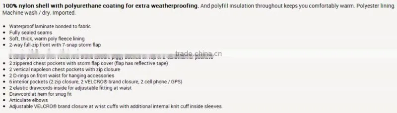 mens cold weather insulated winter parka