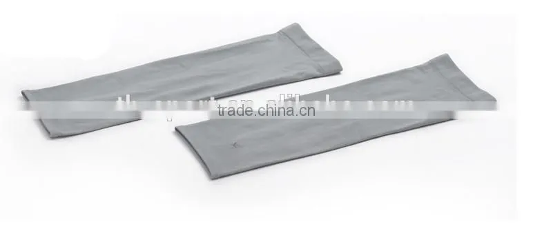 gray oem logo spandex stretch arm sleeves